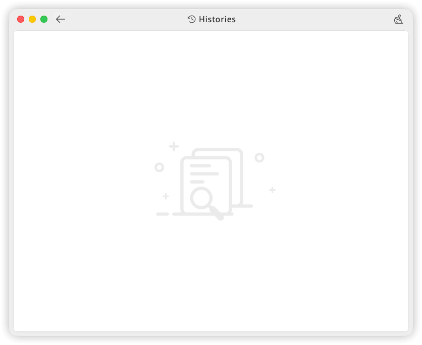 TextGO history window